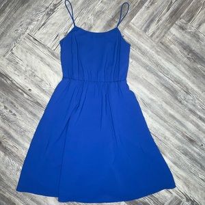 J.crew royal blue sun dress